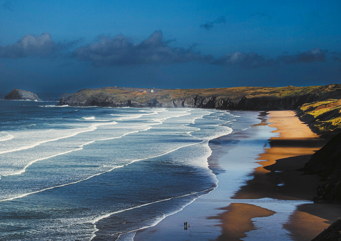 Perranporth beach, Cornwall calendar. Easy to post Cornish gift