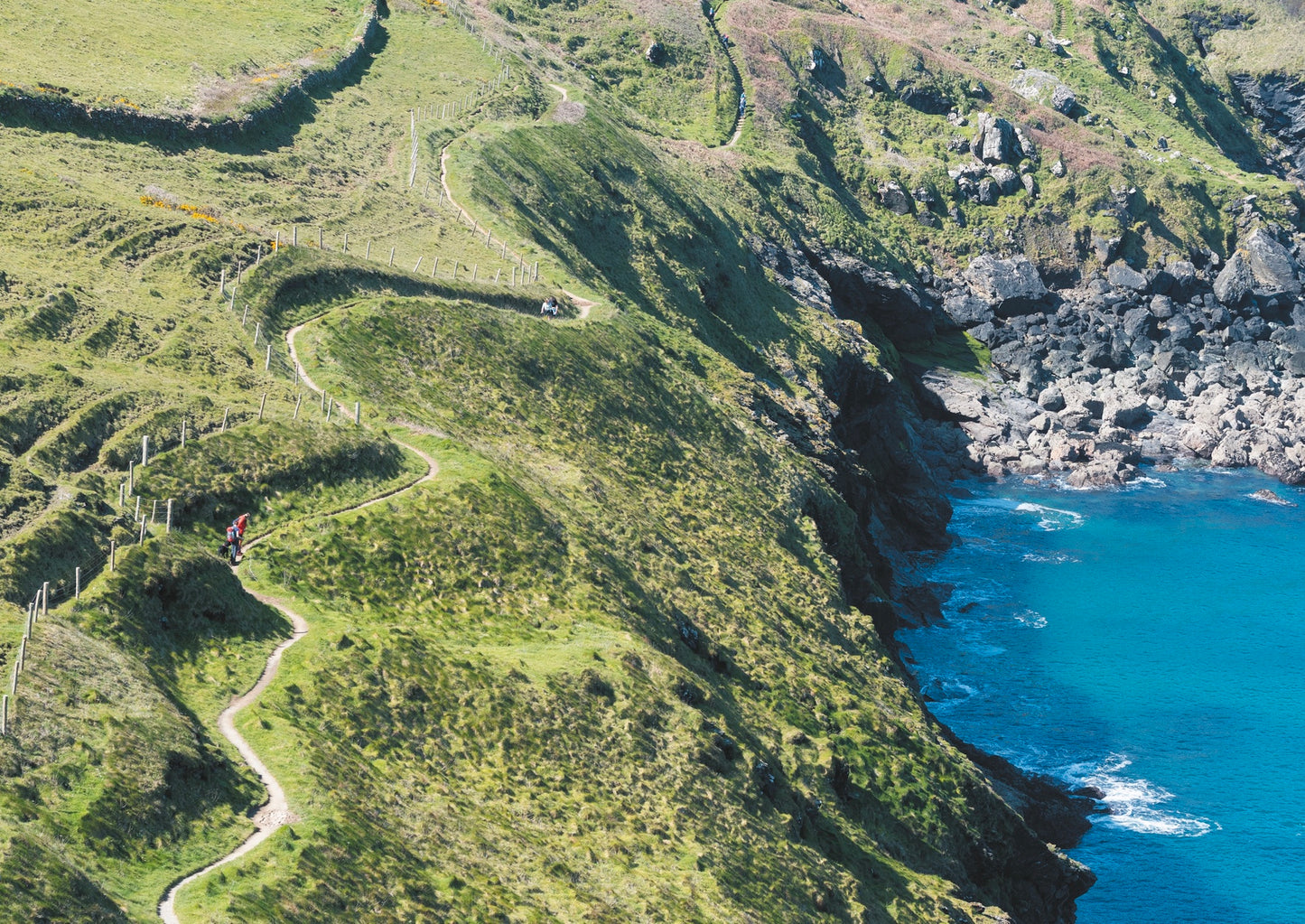 South West coast path near Port Isaac, Cornwall calendar. Easy to post Cornish gift