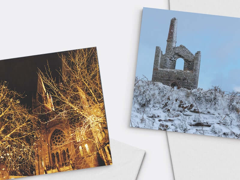 Cornish Christmas cards from Evocative Cornwall