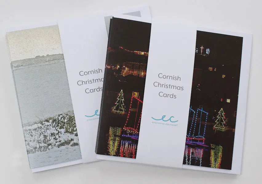 Cornish Christmas card Return of the Light in pack
