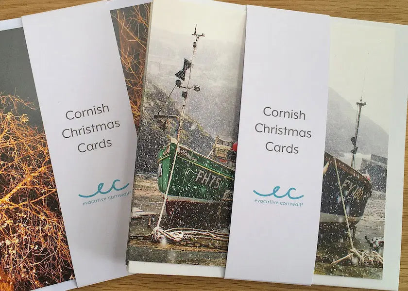 Cornish Christmas card Truro Cathedral in pack