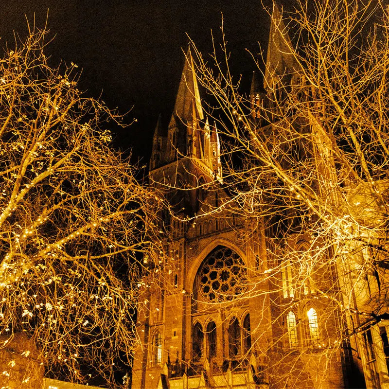 Cornish Christmas card Truro Cathedral
