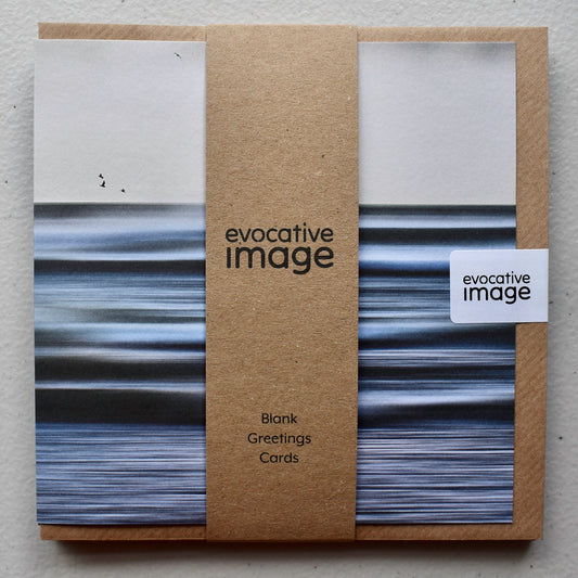 Evocative Image seascape gift pack of abstract coastal art cards and envelopes