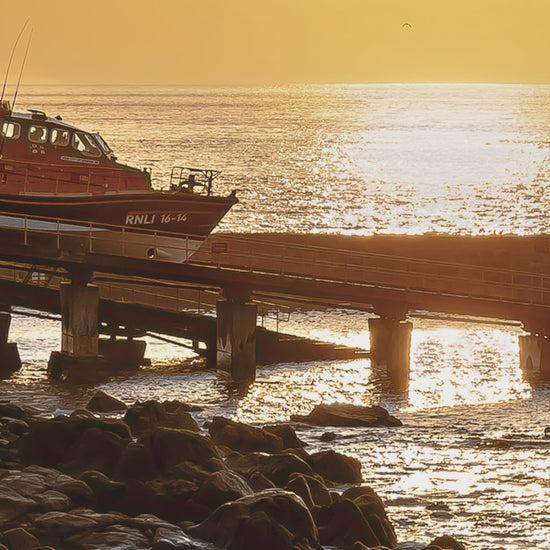 Video animation of Sennen lifeboat greeting card
